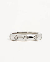 BLOOM WITH YOU LOTUS RING in Sterling Silver from By Charlotte