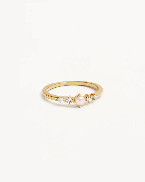 SEA FOAM RING in 18K Gold Vermeil from By Charlotte