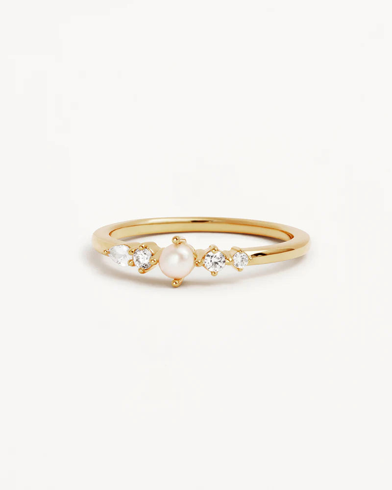 SEA FOAM RING in 18K Gold Vermeil from By Charlotte
