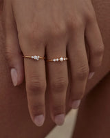 SEA FOAM RING in 18K Gold Vermeil from By Charlotte