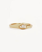 OCEAN MIST RING in 18K Gold Vermeil from By Charlotte
