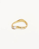 CHASING TIDES RING in 18K Gold Vermeil from By Charlotte