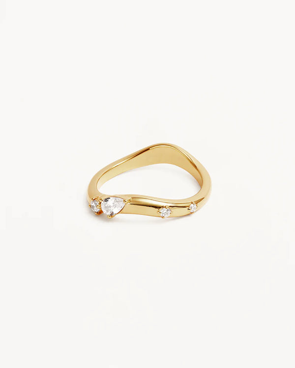 CHASING TIDES RING in 18K Gold Vermeil from By Charlotte