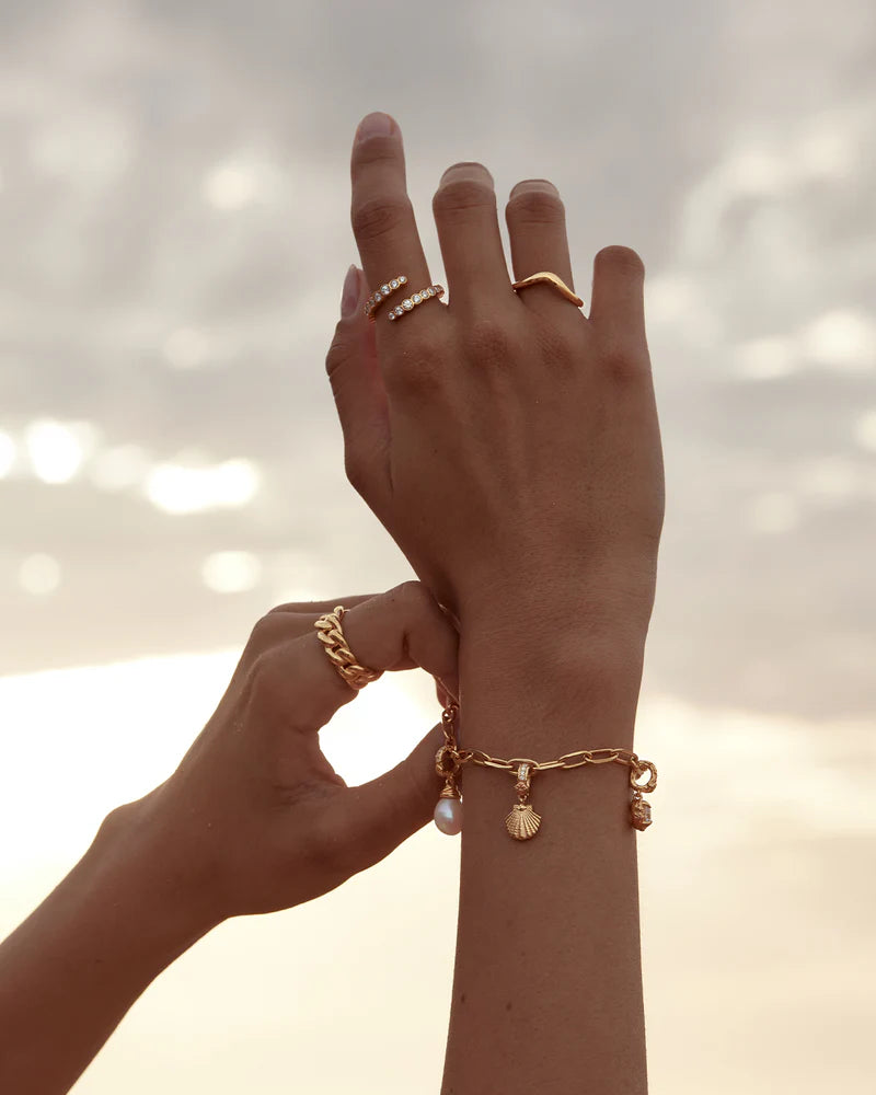 ENDLESS TIDES RING in 18K Gold Vermeil from By Charlotte