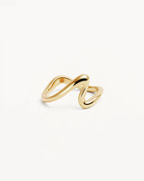 FLOW OF LIFE RING in 18K Gold Vermeil from By Charlotte