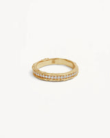 SUNKISSED HORIZON RING in 18K Gold Vermeil from By Charlotte