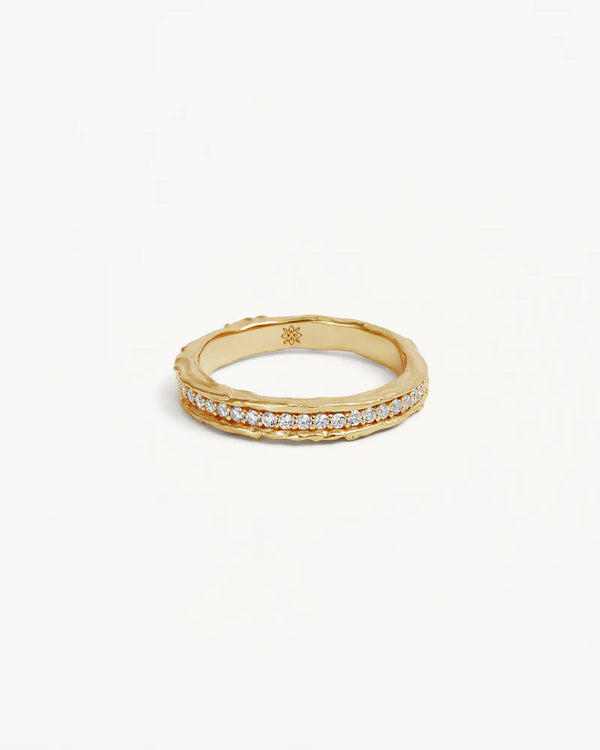 SUNKISSED HORIZON RING in 18K Gold Vermeil from By Charlotte