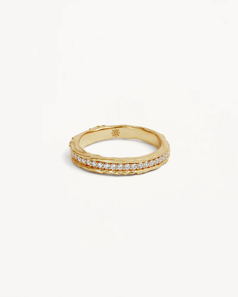 SUNKISSED HORIZON RING in 18K Gold Vermeil from By Charlotte