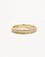 SUNKISSED HORIZON RING in 18K Gold Vermeil from By Charlotte