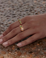 DEPTH OF YOU RING in 18K Gold Vermeil from By Charlotte