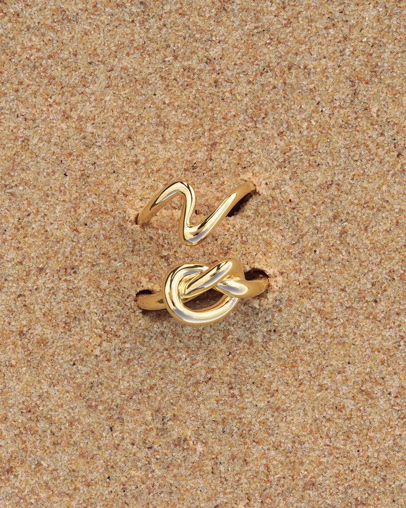 ALWAYS WITH YOU RING in 18K Gold Vermeil from By Charlotte