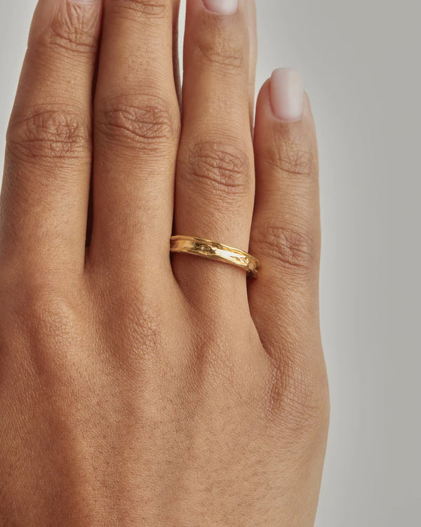BENEATH THE SEA RING in 18K Gold Vermeil from By Charlotte