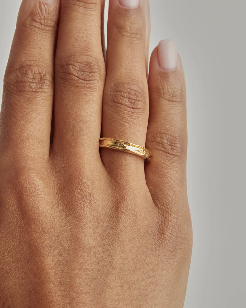BENEATH THE SEA RING in 18K Gold Vermeil from By Charlotte