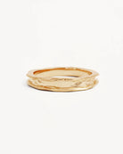 BENEATH THE SEA RING in 18K Gold Vermeil from By Charlotte