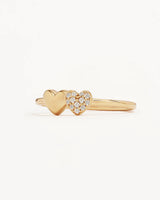 ALWAYS BY YOUR SIDE RING in 18K Gold Vermeil from By Charlotte