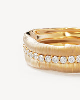 BEGIN AGAIN BAND RING from By Charlotte