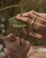 BEGIN AGAIN BAND RING from By Charlotte