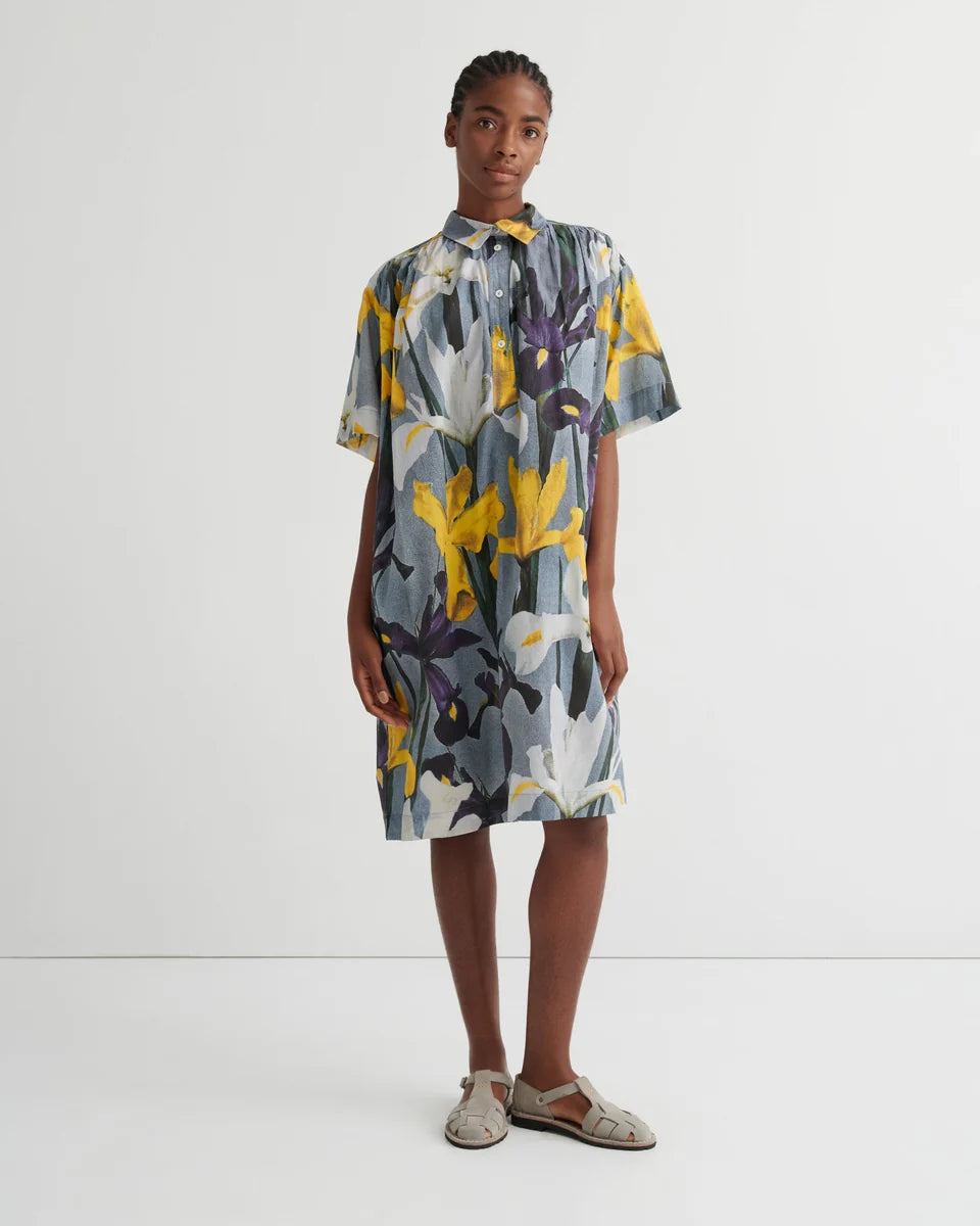 RADIATE DRESS in Iris by Kowtow Australia