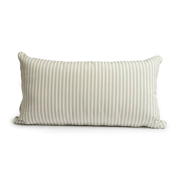 THE RECTANGLE THROW PILLOW in Laurens Sage Stripe from Business & Pleasure Co