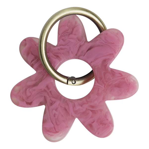 WHITNEY KEYRING in Fuchsia from Sage x Clare