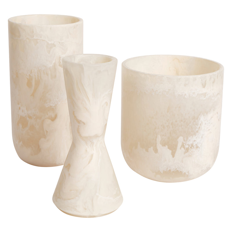 KALINDA VASE in Vanilla from Sage x Clare