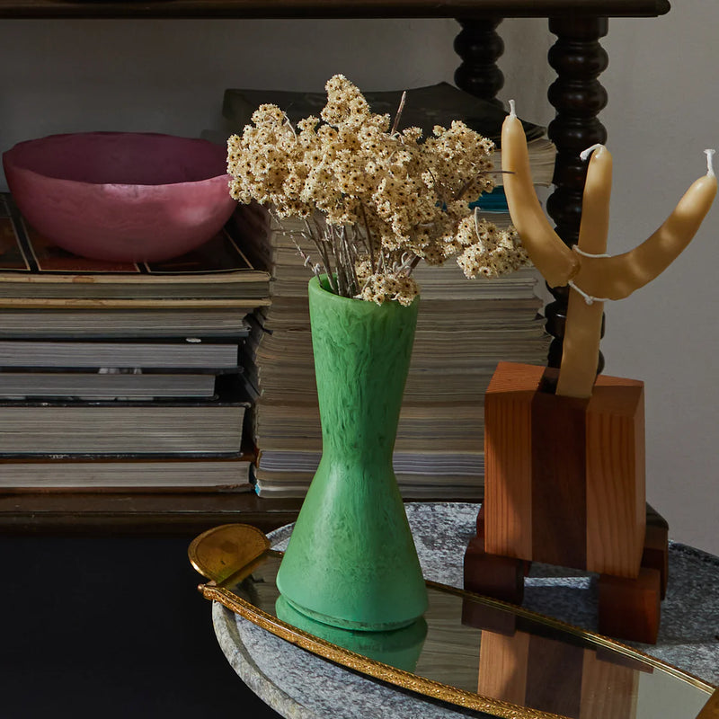 ELESSI VASE in Emerald from Sage x Clare