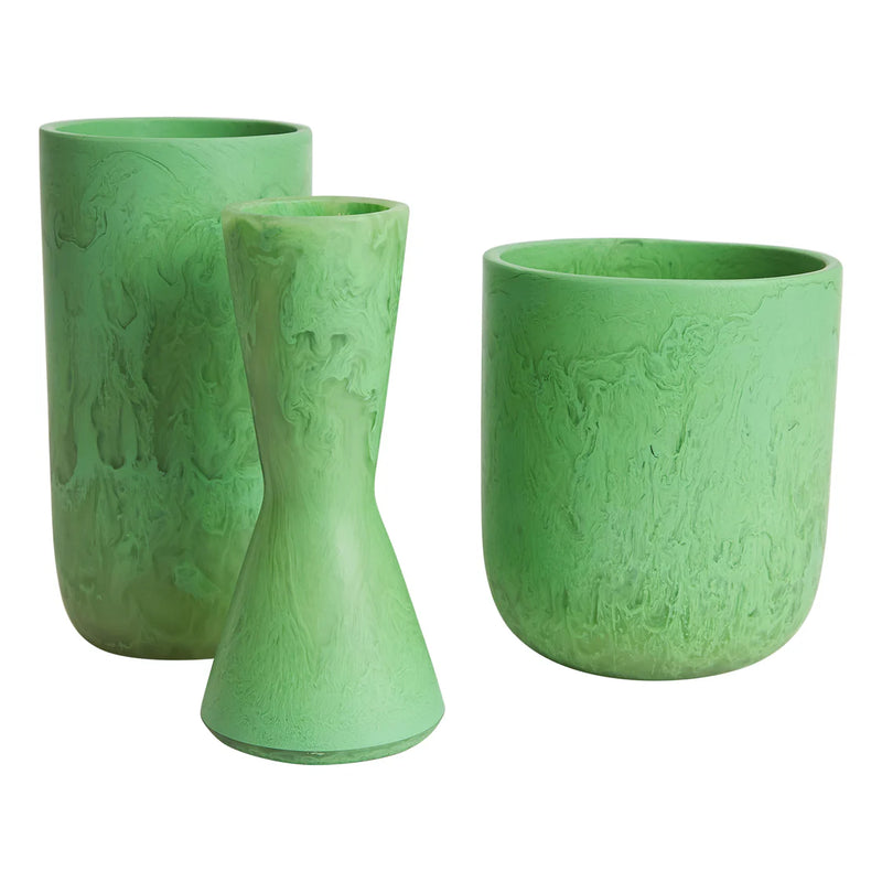 ELESSI VASE in Emerald from Sage x Clare