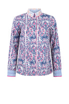 BLUE ROSA BLOUSE in Blue and Lilac by Place Du Soleil
