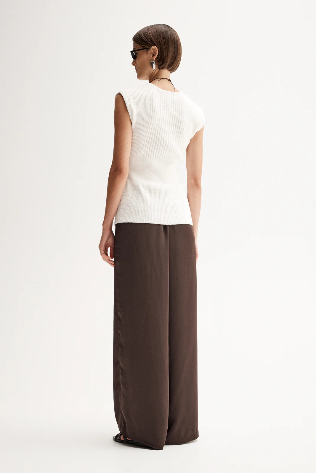 Santori Knit in White by Elka Collective