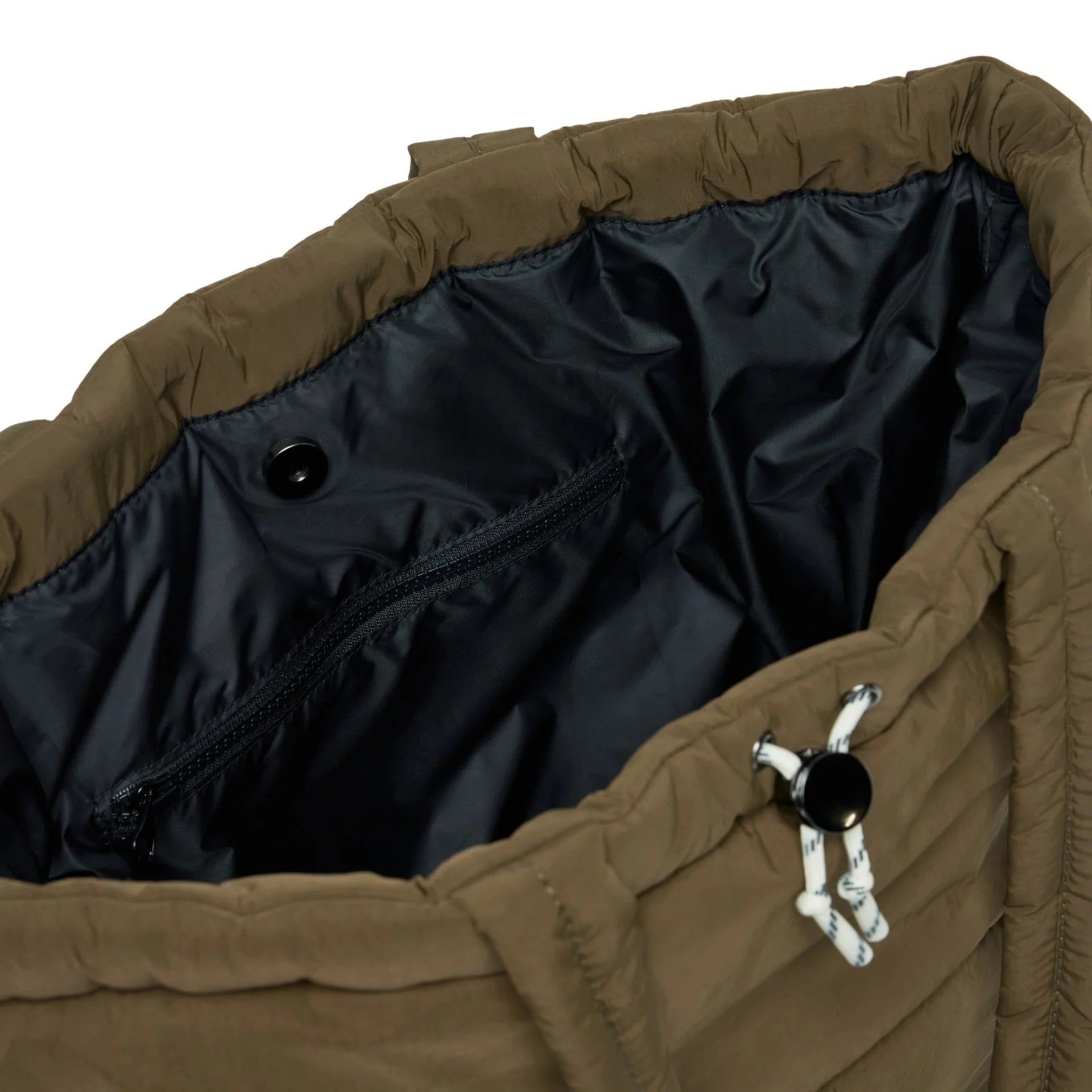 SCRUNCH BASE in Khaki + Cream by Base Suppl