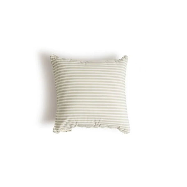 THE SMALL SQUARE THROW PILLOW in Laurens Sage Stripe from Business & Pleasure Co