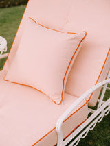 THE SMALL SQUARE THROW PILLOW in Riviera Pink from Business & Pleasure Co