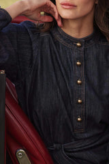SNAPSHOT DRESS in Dark Denim from Zoe Kratzmann