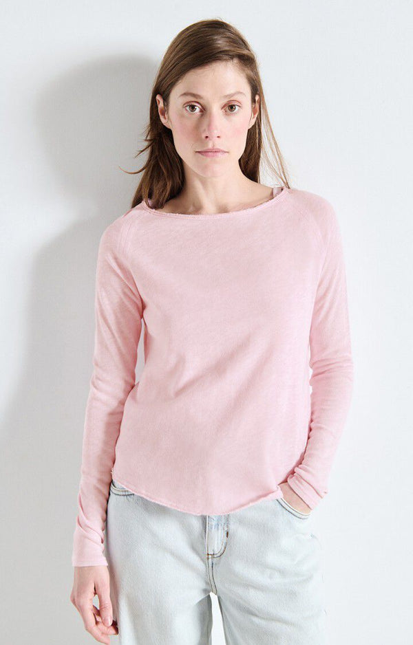 Sonoma Long Sleeve Tee SON31G in Vintage Marshmellow by American Vintage