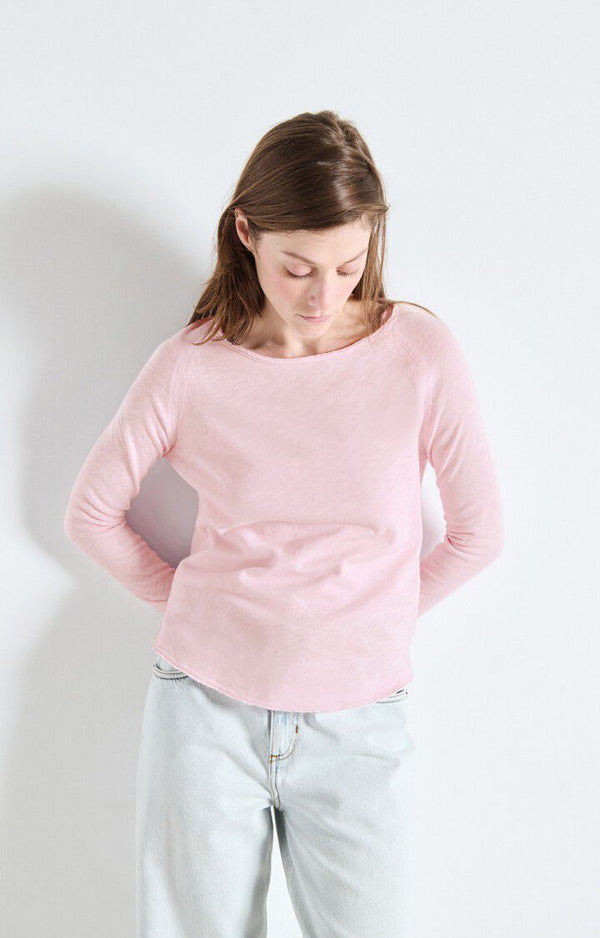 Sonoma Long Sleeve Tee SON31G in Vintage Marshmellow by American Vintage