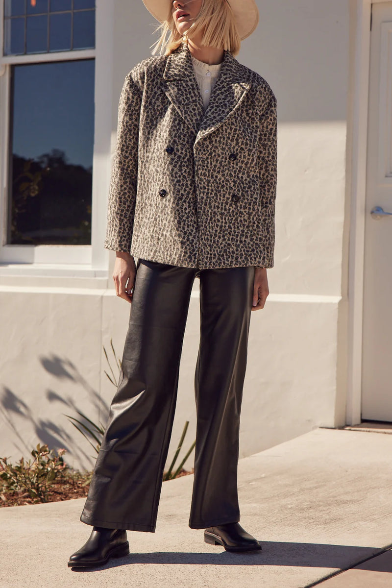 SPIRE COAT in Ocelot from Zoe Kratzmann