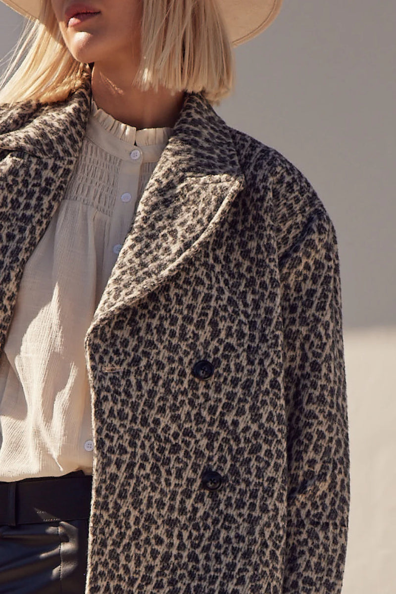 SPIRE COAT in Ocelot from Zoe Kratzmann