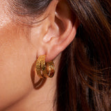 ELODI GOLD HOOP EARRINGS