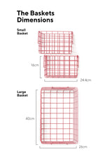 The Baskets in Berry in Mustard Made