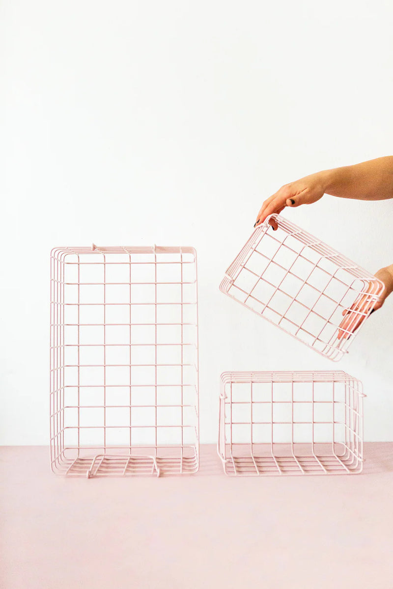 MUSTARD MADE BASKETS | Blush