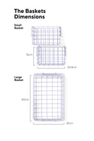 The Baskets in Lilac by Mustard Made