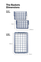 The Baskets in Navy by Mustard Made