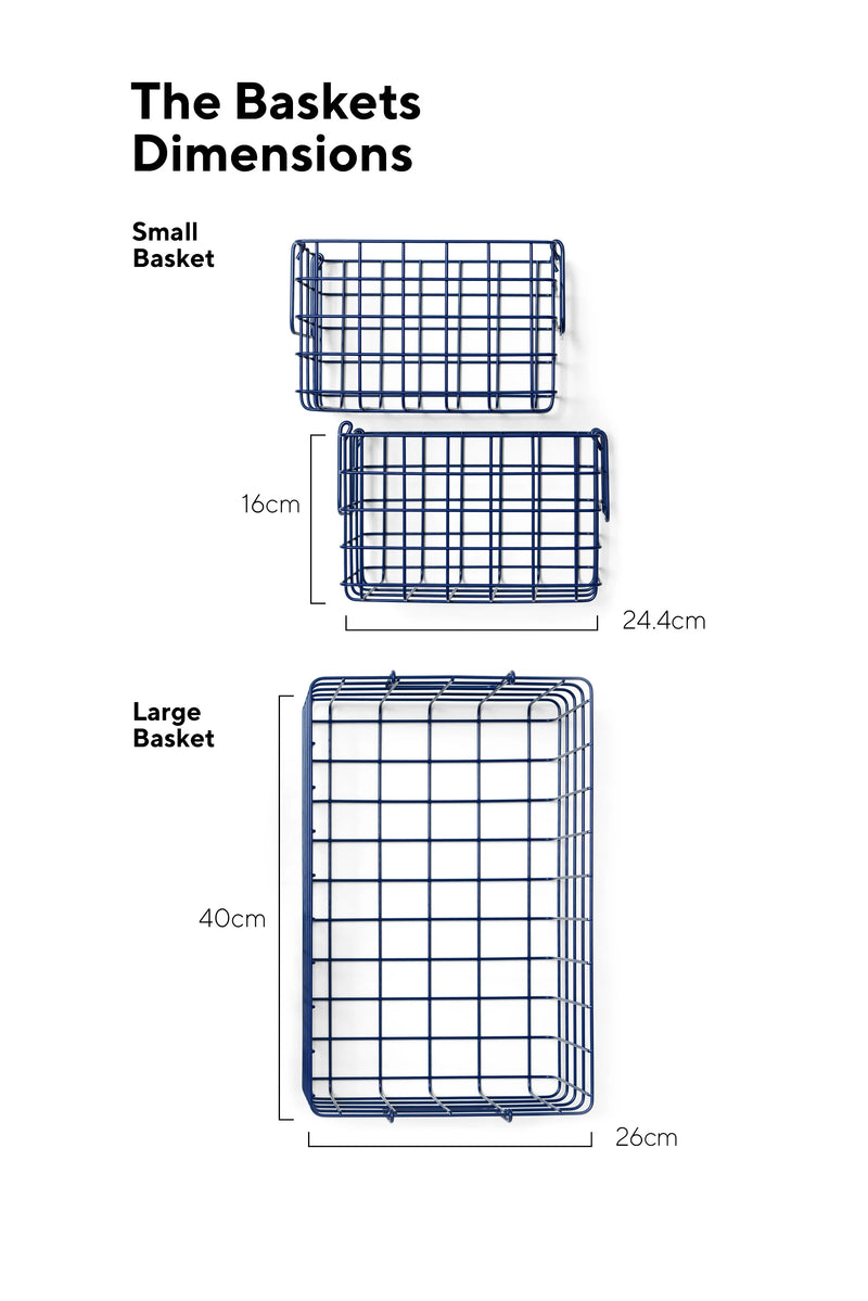 The Baskets in Navy by Mustard Made