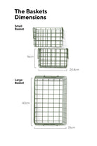 The Baskets in Olive by Mustard Made