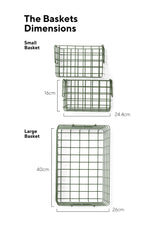 The Baskets in Olive by Mustard Made