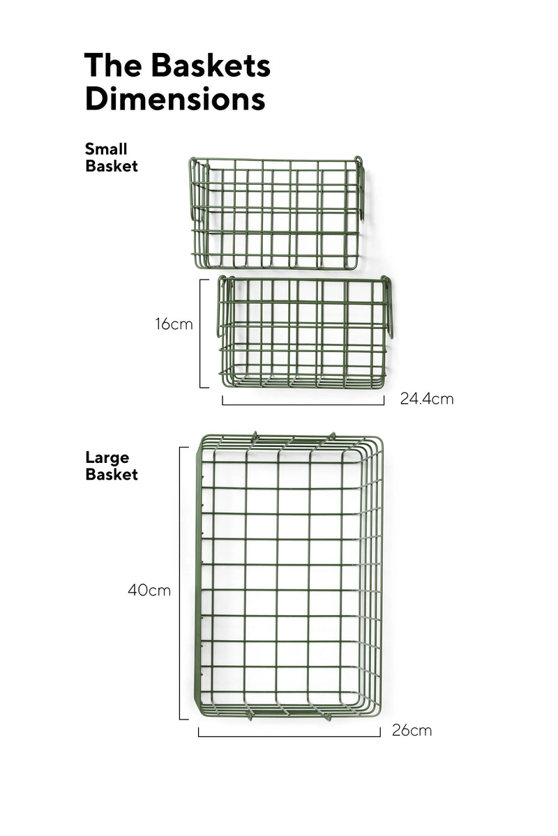 The Baskets in Olive by Mustard Made