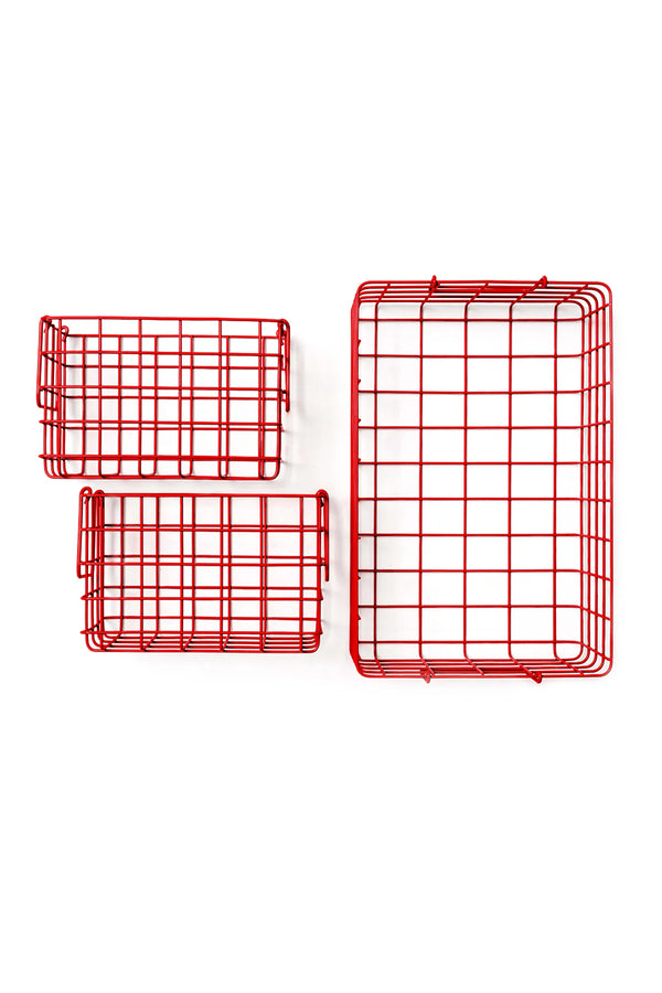 The Baskets in Poppy by Mustard Made