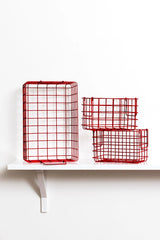 The Baskets in Poppy by Mustard Made
