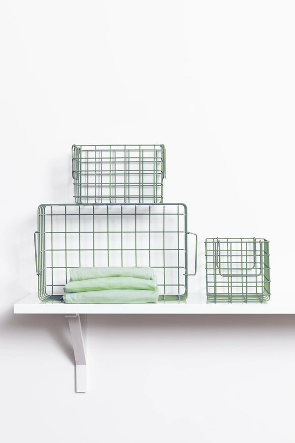 The Baskets in Sage by Mustard Made