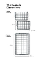The Baskets in Slate by Mustard Made